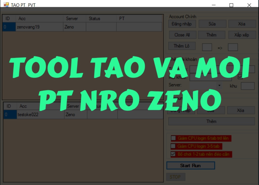 TOOL MỜI PT VÀ TOOL TẠO PT