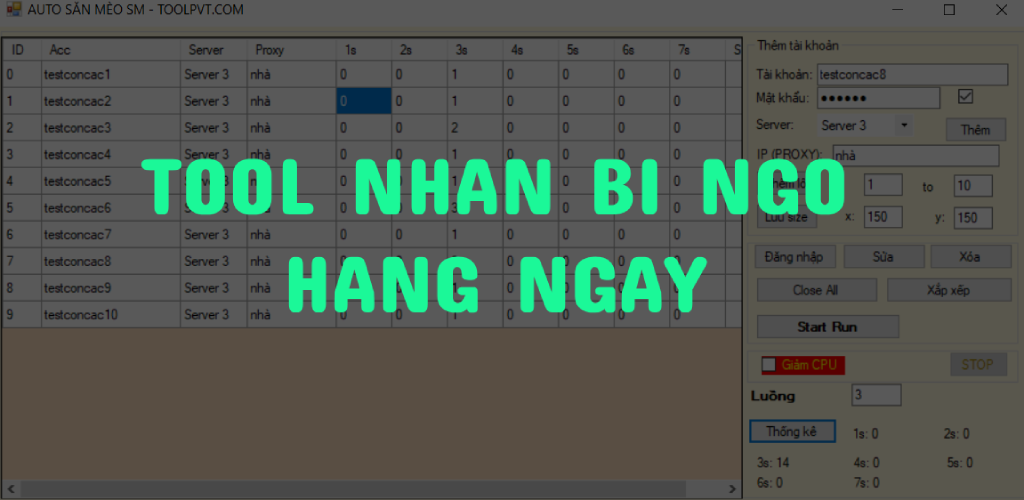 TOOL NHẬN BÍ HẰNG NGÀY