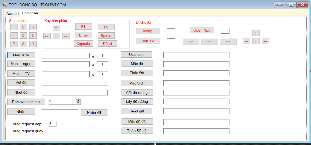 TOOL ĐỒNG BỘ SETUP ACC CLONE